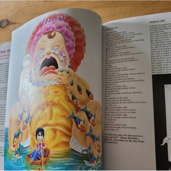 The Beatles Lyrics Hardcover Book & Bonus Beatles Pop up Book - Picture 11 of 16